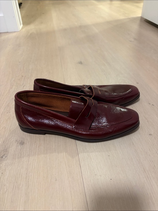 Zara Shoes - Zara Women's Penny Loafers in Burgundy